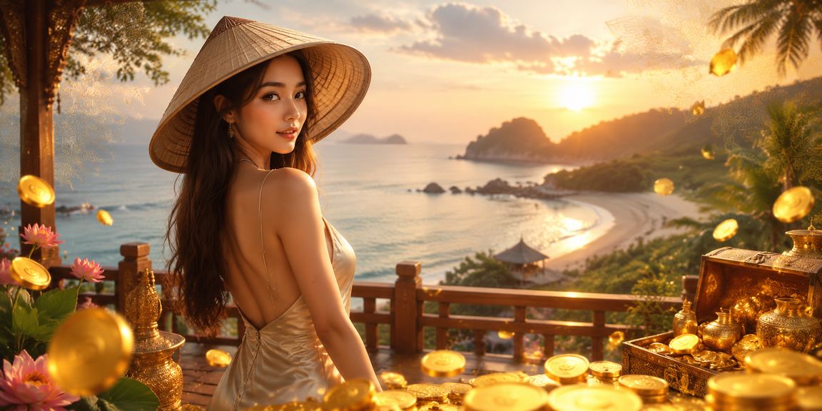 Người dùng đội nón lá sử dụng ứng dụng casino trên đảo Côn Đảo