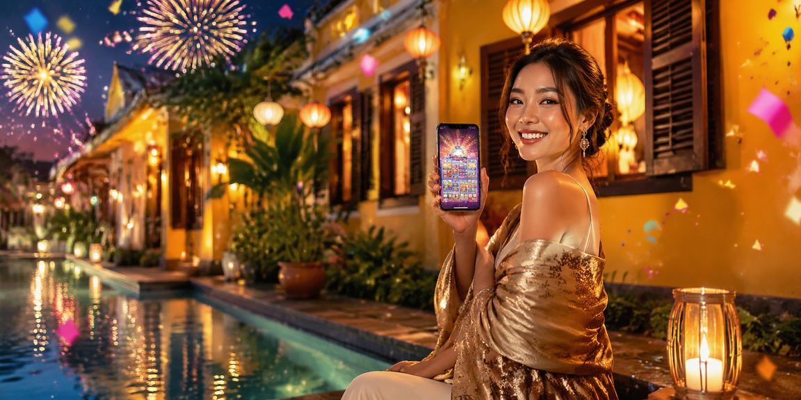 Khách hàng sử dụng ứng dụng mg90s ngoài trời tại Hội An